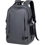 Mochila Leve Para Laptop (Cinzento)