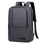 Mochila Repelente De Água (Cinzento)